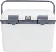 Baxnore 15 L Insulated Cooler Box, Lightweight PU Foam Portable Refrigerator with Ergonomic Handle, Ultralight Camping Freezer for Car Beach Picnic Road Trips
