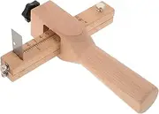 DIYEAH Adjustable Leather Strap Cutting Tool for DIY Projects Ergonomic Design for Comfortable Use Leather Supply for Crafting Belts and Accessories