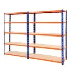NNEDSZ 2.4MX1.8M Garage Shelving Warehouse Rack Pallet Racking Storage Steel Ora