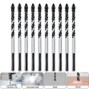 10*6mm Tungsten Carbide Drill Bit Set For Porcelain Tile Concrete Brick Glass-UK