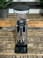 ECM S-MANUALE 64 ON-DEMAND BRAND NEW CHROME ESPRESSO COFFEE GRINDER HOME OFFICE