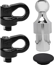 Puck System Gooseneck Hitch Kit by AA Ignition - 38,000 lbs. GTW, 2-5/16 Inch Ball - Compatible with Chevy, Ford, GMC, Nissan - Silverado, F250, F350, F450, Sierra, Titan - 60639-5th Wheel Package