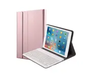 Keyboard Case with Detachable Bluetooth Keyboard for iPad 9.7/10.2/10.5 - Rose Gold