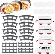 Battery-Powered Sushi Train Set – Rotating Toy Train for Kids & | Interactive Sushi Display Conveyor, Party Swing Plate Train Set for Boys & Girls 4+