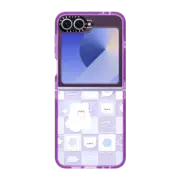 Galaxy Z Flip6 Impact Case good day mochi checkers by sleepydaze