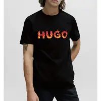 在飛比找蝦皮購物優惠-HUGO 火焰 短T 短袖T恤 S-XXL BOSS  HU