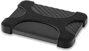 Lacdo Silicone Hard Drive Case for Seagate Portable/Game Drive, WD Elements/My Passport, Toshiba Canvio Basics/Flex Portable External Hard Drive 1TB 2TB 2.5 inch HDD Protective Cover Shockproof, Black