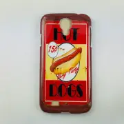 SAMSUNG GALAXY 4 S4 HARD CASE COVER THIN SLIM HOT DOGS VERY TASTY PROTECTOR