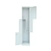 Move Step Door Locker Assembled 1830 H X 380 W X 455Mm D Silver Grey