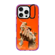 iPhone 16 Pro Impact Ring Stand Case MagSafe Compatible Reassembled Man by Frazetta Girls