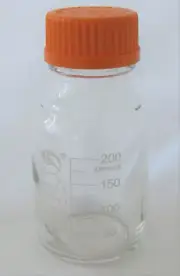 Pack of 10 glass culture media bottle autoclavable reagent 250 ml borosilicate