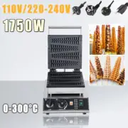 1750W Home Electric Waffle Pancake Maker Waffle Stick Machine Pine Tree Mould