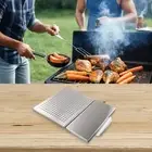 Perfect Grill Marks and Flavors with Evenly Distributed Mesh on Grill Pan