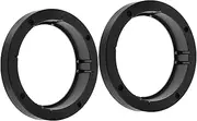 ELAYARD 2 Pcs Car Speaker Spacer Rings Durable Plastic Mounting Adapters for Door Speakers Thickness for Vibration Isolation Enhanced Audio Clarity