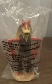 Star Wars Applause Jar Jar Binks Action Figure 5" Moving Arms & Tongue Toy
