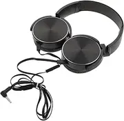 DOITOOL 1pc Earphone Wired Headset Noise Canceling Headset Noise Reduction Headset Game Headset Noise Cancelling Headphones Noise Headphones Cancelling Head-Mounted Headset Abs Black