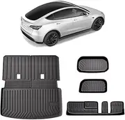 Tesloid.com Tesla Model Y Mats Cargo Mats for 7 Seater