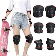 Kids Guard Knee Elbow Wrist Protector Pads Set for Roller Skating Skateboard