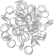 TEMPNAP 24pcs Stylish Table Number Holders Wire Photo Clips for Memo Notes Card Holders for Weddings Events and Home Decoration