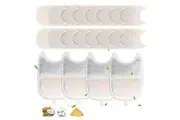 Wireless Cat Water Fountain Filter, 4-Pack Filter Replacements with Sponges, 5 Layer Replacement Filters for 4L Pet Fountain Battery Operated