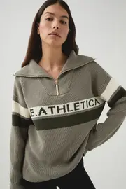 1/4 Zip Knit Jumper 431