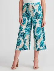 Rockmans Palm Pants - Size 12 - Womens - PALM