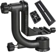 Movo GH800 MKII Carbon Fiber Professional Gimbal Tripod Head with Long and Sh...