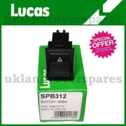 LAND ROVER DEFENDER LUCAS HAZARD WARNING LIGHT SWITCH - YUF101490 - SPB312