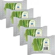 GINNI CLEA Wet Wipes, Cleansing & Makeup Remover Wipes, Wet Tissues for Face Moisturizing With Aloe Vera Goodness (150 Wipes)