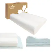 Adjustable Height Multilayer Memory Foam Pillow, Cervical Pillow, Neck Pillow, Contour Pillow, Adjustable Height Pillow for Back, Stomach and Side Sleeper,Ultra Soft