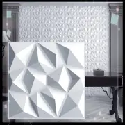 Cyberpunk Futuristic Geometric 3D PVC Wall Panels 10 Pack