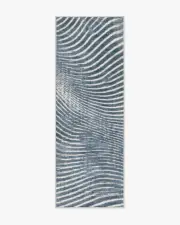 75' x 215' | Machine Washable Runner Rug | Kid & Pet Friendly | Indoor Rug | Wesley Blue Rug | Ruggable