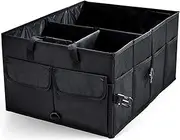 Car Boot Organiser Big Capacity Car Storage Box Car Trunk Organizer Eco-Friendly Super Durable Collapsible Cargo Storage Tool Auto