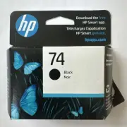 HP 74 Black Original Ink Cartridge, CB335WN#140 DeskJet OfficeJet PhotoSmart