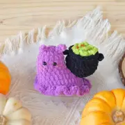 Cauldron Snail Crochet, Handmade Crochet Amigurumi Toy Gift, Animal Amigurumi