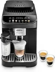 [De'Longhi] Magnifica Evo, Bean to Cup Coffee and Cappuccino Maker, 1450 watts, 250g bean container, 1.8L water container, ECAM292.81.B, Plastic, Black