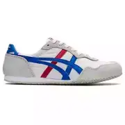 Onitsuka Tiger Serrano 1183B400 100 White Blue Unisex Sneakers US 4-14