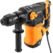 Rotary Hammer Drill Corded Drills 1-1/4" 4 Modes SDS-Plus Chipping Hammers Tool