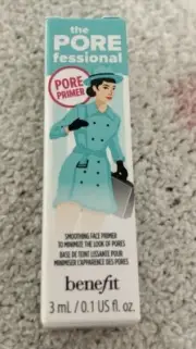 Benefit The POREfessional Smoothing Face Primer 3mL/0.1 fl.oz. Sample Free Ship