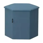 IKEA Pouffe with Storage Comfy Seat Home Living Room Furniture Knisa Light Blue