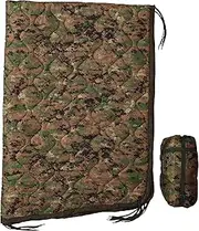 USGI Industries Military Woobie Blanket | Thermal Insulated Camping Blanket, Poncho Liner | Large, Portable, Water-Resistant, for Hiking, Outdoor, Survival, Comes with Compression Carry Bag (Marpat)