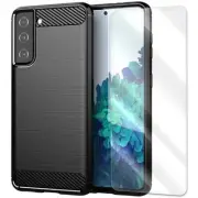 Anti-Scratch Screen Protector TPU Case for Verizon Samsung Galaxy S21 SM-G991U1