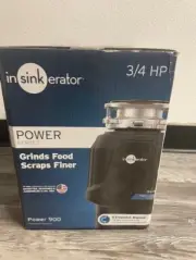 InSinkErator Power 900 3/4 HP Continuous Feed Garbage Disposal new 79969-ISE