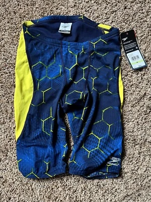 Speedo Men Endurance+ Jammer Swim Shorts Black Size 30