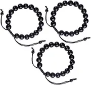 HAPINARY Slimming Bracelet Magnetic Therapy Black Obsidian Men's Present Improve Blood Circulation Unisex Bracelet