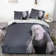 o530 Reincarnated- Slime -Anime- Duvet Cover Set - 3D Digital -Print -Ultra-Soft Microfiber, 3 Piece- Bedding Set with Zipper -Closure,- Includes- 1 C