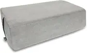 NGT new guide steps Yoga Bolster Pillow for Meditation and Support - Rectangular Yoga Cushion Foam Wedges Washable Suede Pillowcase for Men and Women with Carry Handles.