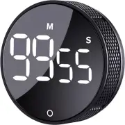 Digital Kitchen Timer with Large LED Display, Magnetic Countdown Countup Timer
