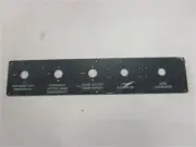 TIARA YACHTS BLANK ALUMINUM SWITCH PANEL CHARCOAL 20" X 4" MARINE BOAT