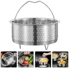 Steamer for Food Steamed Rice Veggie Steaming Basket Insert Stainless Steel